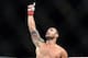 May 31, 2014; Sao Paulo, SP, BRAZIL; Ricardo Abreu (red gloves) celebrates after defeating Wagner Silva (blue gloves) during the TUF Brazil 3 Finale at Ibirapuera Gymnasium. Mandatory Credit: Jason Silva-USA TODAY Sports