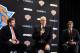 NEW YORK, NY - MARCH 18: (L to R) James Dolan, Executive Chairman of Madison Square Garden, Phil Jackson, and Steve Mills, General Manager of the New York Knicks, answer questions during the press conference to announce Jackson as President of the New Yo