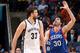 The West has the Spurs, Thunder, Clippers, Warriors, Grizzlies, Rockets and Trail Blazers. The East has Byron Mullens.