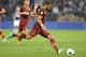 GENOA, ITALY - SEPTEMBER 25: Mehdi Amine Benatia of AS Roma in action during the Serie A match between UC Sampdoria and AS Roma at Stadio Luigi Ferraris on September 25, 2013 in Genoa, Italy. (Photo by Claudio Villa/Getty Images)