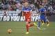 May 27, 2014; San Francisco, CA, USA; United States midfielder Michael Bradley (4) midfielder Michael Bradley (4) kicks the ball against Azerbaijan during the first half at Candlestick Park. Mandatory Credit: Kyle Terada-USA TODAY Sports