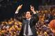 INDIANAPOLIS, IND - MAY 20: Erik Spoelstra of the Miami Heat coaches against the Indiana Pacers in Game Two of the Eastern Conference Finals during the 2014 NBA Playoffs at Bankers Life Fieldhouse on May 20, 2014 in Indianapolis, Indiana. NOTE TO USER:
