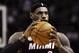 Jun 16, 2013; San Antonio, TX, USA; Miami Heat small forward LeBron James (6) prior to facing the San Antonio Spurs in game five of the 2013 NBA Finals at the AT&T Center. Mandatory Credit: Brendan Maloney-USA TODAY Sports