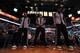 SAN ANTONIO, TX - MAY 21: Tony Parker #9, Tim Duncan #21, and Manu Ginobili #20 of the San Antonio Spurs stand during the National Anthem before Game Two of the Western Conference Finals against the Oklahoma City Thunder during the 2014 NBA Playoffs on Ma