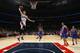 Vesley soars for a dunk as Bargnani's feet appear cemented to the court. Oh, Bargs.