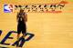 OKLAHOMA CITY, OK - MAY 31: Tony Parker #9 of the San Antonio Spurs walks across the court in the first half of the game against the Oklahoma City Thunder during Game Six of the Western Conference Finals of the 2014 NBA Playoffs at Chesapeake Energy Aren