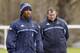 Jermain Defoe was signed by David Pleat (background) in February 2004, the first of several talented young English players to be signed.