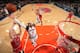 NEW YORK, NY - APRIL 13: Carmelo Anthony #7 of the New York Knicks goes up for a rebound against the Chicago Bulls during a game at Madison Square Garden in New York City on April 13, 2014. NOTE TO USER: User expressly acknowledges and agrees that, by do