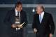 Michel Platini and Sepp Blatter are rivals in the upcoming FIFA presidential election.