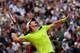 PARIS, FRANCE - JUNE 02: Andy Murray of Great Britain serves during his men's singles match against Fernando Verdasco of Spain on day nine of the French Open at Roland Garros on June 2, 2014 in Paris, France. (Photo by Matthew Stockman/Getty Images)