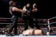 The Shield celebrate at the end of Payback.