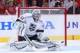 Jun 1, 2014; Chicago, IL, USA; Los Angeles Kings goalie Jonathan Quick (32) makes a save during the second period in game seven of the Western Conference Final of the 2014 Stanley Cup Playoffs against the Chicago Blackhawks at the United Center. Mandatory