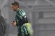 Berardi sulks off the field after being sent off less than a minute after his introduction into a March game against Parma.
