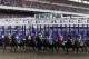 9 Jun, 2001: Winner Point Given (far left, stall 9) with Gary Stevens up at the start of the 133rd running of the Belmont Stakes in Elmont, New York. Digital Image. Mandatory Credit: Jamie Squire/ALLSPORT