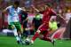 SEVILLE, SPAIN - MAY 30: Alberto Moreno of Spain competes for the ball with Juan Carlos Arce of Bolivia an international friendly match between Spain and Bolivia at Estadio Ramon Sanchez Pizjuan on May 30, 2014 in Seville, Spain. (Photo by David Ramos/G