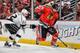 CHICAGO, IL - MAY 18: Michal Handzus #26 of the Chicago Blackhawks approaches the puck against Trevor Lewis #22 of the Los Angeles Kings in Game One of the Western Conference Final during the 2014 NHL Stanley Cup Playoffs at the United Center on May 18, 2