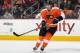 PHILADELPHIA, PA - FEBRUARY 27: Luke Schenn #22 of the Philadelphia Flyers skates against the San Jose Sharks on February 27, 2014 at the Wells Fargo Center in Philadelphia, Pennsylvania. (Photo by Len Redkoles/NHLI via Getty Images)