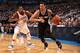 OKLAHOMA CITY, OK MAY 31: Danny Green #4 of the San Antonio Spurs handles the ball against the Oklahoma City Thunder in Game Six of the Western Conference Finals during the 2014 NBA Playoffs on May 31, 2014 at the Chesapeake Energy Arena in Oklahoma City