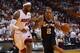 Jun 20, 2013; Miami, FL, USA; San Antonio Spurs small forward Kawhi Leonard (2) drives against Miami Heat small forward LeBron James (6) during the third quarter of game seven in the 2013 NBA Finals at American Airlines Arena. Mandatory Credit: Steve Mitc