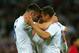 LONDON, ENGLAND - MAY 30: Gary Cahill of England congratulates Phil Jagielka of England on scoring their third goal during the international friendly match between England and Peru at Wembley Stadium on May 30, 2014 in London, England. (Photo by Warren