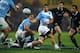 HAMILTON, NEW ZEALAND - SEPTEMBER 07: Tomas Cubelli of Argentina with a pass during the Rugby Championship between the New Zealand All Blacks and Argentina at Waikato Stadium on September 7, 2013 in Hamilton, New Zealand. (Photo by Anthony Au-Yeung/Getty