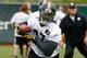 The size and power of LeGarrette Blount will provide a boost for the power running attack.