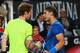 ROME, ITALY - MAY 16: Andy Murray of Great Britain congratulates Rafael Nadal of Spain after he won in three sets during day six of the Internazionali BNL d'Italia tennis 2014 on May 16, 2014 in Rome, Italy. (Photo by Julian Finney/Getty Images)
