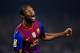 BARCELONA, SPAIN - MARCH 03: Seydou Keita of FC Barcelona celebrates after scoring his team's second goal during the La Liga match between FC Barcelona and Sporting Gijon at Camp Nou on March 3, 2012 in Barcelona, Spain. (Photo by David Ramos/Getty Imag