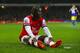 LONDON, ENGLAND - MARCH 25: Bacary Sagna of Arsenal reacts during the Barclays Premier League match between Arsenal and Swansea City at Emirates Stadium on March 25, 2014 in London, England. (Photo by Julian Finney/Getty Images)