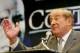 NEW YORK, NY - MARCH 11: Bob Arum speaks during the Miguel Cotto and Sergio Martinez Press Conference in Chase Square at Madison Square Garden on March 11, 2014 in New York City. Cotto and Martinez will square off at Madison Square Garden on June 7, 2014