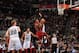 SAN ANTONIO, TX - JUNE 5: Mario Chalmers #15 of the Miami Heat goes up for the layup against the San Antonio Spurs during Game One of the 2014 NBA Finals on June 5, 2014 at AT&T Center in San Antonio, Texas. NOTE TO USER: User expressly acknowledges and a