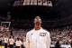 MIAMI, FL - MAY 15: Chris Bosh #1 of the Miami Heat, standing under the team's Championship banners, listens to the National Anthem before playing against the Miami Heat in Game Five of the Eastern Conference Semifinals during the 2013 NBA Playoffs on May