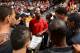 LAS VEGAS, NV - JULY 16: Summer League Head Coach of the Chicago Bulls Adrian Griffin gathers his team during NBA Summer League game between the Chicago Bulls and the Portland Trail Blazers on July 16, 2013 at the Cox Pavilion in Las Vegas, Nevada. NOTE