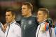 DUBLIN, IRELAND - OCTOBER 12: Miroslav Klose, Manuel Neuer and Bastian Schweinsteiger of Germany line up priorto the FIFA 2014 World Cup Qualifier Group C match between Republic of Ireland and Germany at the Aviva Stadium on October 12, 2012 in Dublin, I