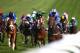 EPSOM, ENGLAND - JUNE 06: Paul Hanagan ridding Taghrooda wins The Investec Oaks at Epsom racecourse on June 06, 2014 in Epsom, England. (Photo by Charlie Crowhurst/Getty Images)