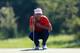 ATZENBRUGG, AUSTRIA - JUNE 6: Joost Luiten of the Netherlands lines-up a putt during the Lyoness Open day two at the Diamond Country Club on June 6, 2014 in Atzenbrugg, Austria. (Photo by Paul Thomas/Getty Images)