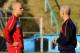 PRETORIA, SOUTH AFRICA - JUNE 20: Head coach Bob Bradley of US national football team talks with his son midfielder Michael Bradley during training session at Pilditch Stadium on June 20, 2010 in Pretoria, South Africa. US will play their next World Cup