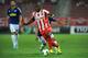 PIRAEUS, GREECE - AUGUST 25: Joel Campbell of Olympiacos FC in action during the greek Super League match between Olympiacos FC and Atromitos FC at Karaiskakis Stadium on August 25, 2013 in Piraeus, Greece. (Photo by Valerio Pennicino/Getty Images)