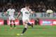 AUCKLAND, NEW ZEALAND - JUNE 07: Freddie Burns of England kicks a penalty during the International Test Match between the New Zealand All Blacks and England at Eden Park on June 7, 2014 in Auckland, New Zealand. (Photo by David Rogers/Getty Images)