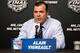 LOS ANGELES, CA - JUNE 04: Head coach Alain Vigneault of the New York Rangers speaks to the media before Game One of the 2014 Stanley Cup Final at Staples Center on June 4, 2014 in Los Angeles, California. (Photo by Rebecca Taylor/NHLI via Getty Images)