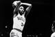 CHICAGO - 1984: David Greenwood #34 of the Chicago Bulls passes during a game played in 1984 at Chicago Stadium in Chicago, Illinois. NOTE TO USER: User expressly acknowledges and agrees that, by downloading and or using this photograph, User is consentin
