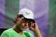 LONDON, ENGLAND - JUNE 24: Rafael Nadal of Spain reacts as he speaks to members of the media during a press conference following his defeat to Steve Darcis of Belgium in their Gentlemen's Singles first round match on day one of the Wimbledon Lawn Tennis