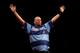 LONDON, ENGLAND - MAY 22: Raymond van Barneveld of the Netherlands celebrates winning the McCoys Premier League Darts Play-Offs Final match between Raymond van Barneveld and Michael van Gerwen at O2 Arena on May 22, 2014 in London, England. (Photo by Be