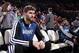 PORTLAND, OR - FEBRUARY 23: Kevin Love #42 and Ricky Rubio #9 of the Minnesota Timberwolves sit on the bench during the game against the Portland Trail Blazers on February 23, 2014 at the Moda Center Arena in Portland, Oregon. NOTE TO USER: User expressl