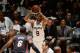 SAN ANTONIO, TX - JUNE 8: Tony Parker #9 of the San Antonio Spurs looks to make a pass against the Miami Heat during Game Two of the 2014 NBA Finals at AT&T Center on June 8, 2014 in San Antonio, Texas. NOTE TO USER: User expressly acknowledges and agree