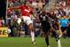 HARRISON, NJ - JULY 27: Rio Ferdinand #5 of the Manchester United battles for the ball against Thierry Henry #14 of the MLS All-Stars during the first half of the MLS All-Star Game at Red Bull Arena on July 27, 2011 in Harrison, New Jersey. (Photo by Ch