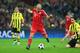 LONDON, ENGLAND - MAY 25: Arjen Robben of Bayern Muenchen scores their second goal during the UEFA Champions League final match between Borussia Dortmund and FC Bayern Muenchen at Wembley Stadium on May 25, 2013 in London, United Kingdom. (Photo by Alex
