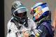 Rosberg congratulates Ricciardo in Montreal.
