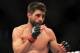 Aug 28, 2013; Indianapolis, IN, USA; Carlos Condit (pictured) fights Martin Kampmann during UFC Fight NIght 27 at Bankers Life Fieldhouse. Mandatory Credit: Pat Lovell-USA TODAY Sports