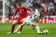 MADRID, SPAIN - APRIL 23: Toni Kroos of Bayern Muenchen challenges Luka Modric of Real Madrid during the UEFA Champions League semi-final first leg match between Real Madrid and FC Bayern Muenchen at the Estadio Santiago Bernabeu on April 23, 2014 in Mad